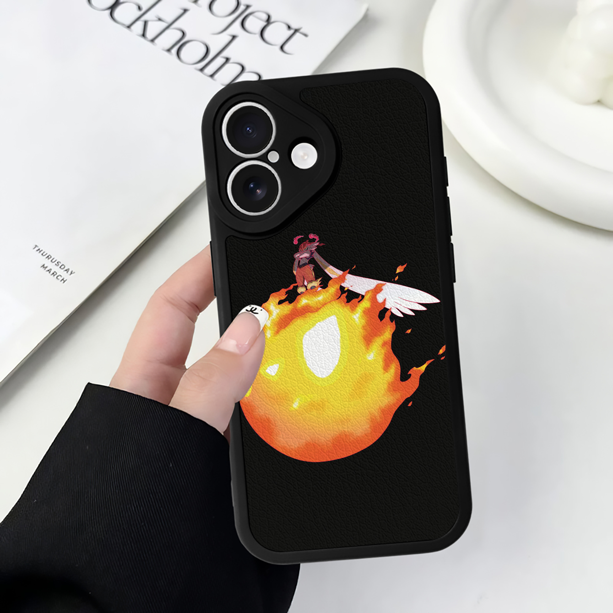 （画像用） ポケットモンスター Pokémon 【iPhone 16シリーズ対応】シリコンスマホケース（レザー調） 材質：シリコン